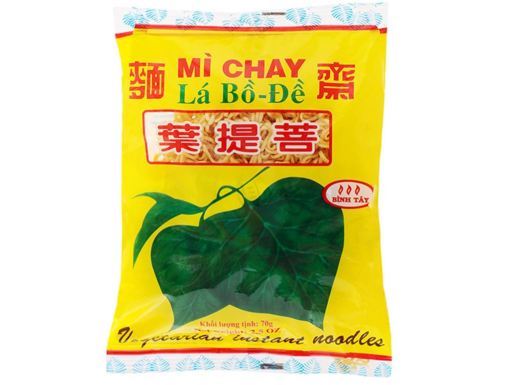 MÌ CHAY LÁ BỒ ĐỀ 70GR