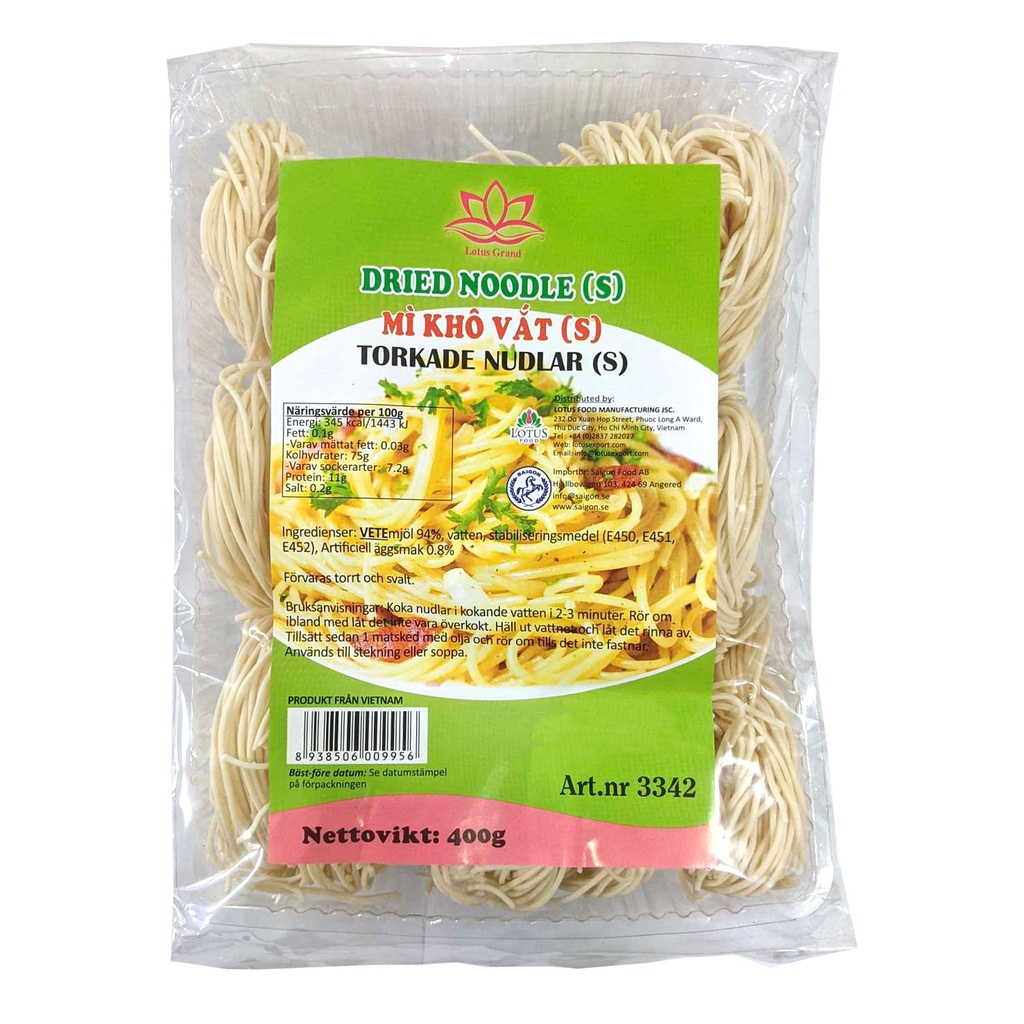 DRIED NOODLE S 400GR