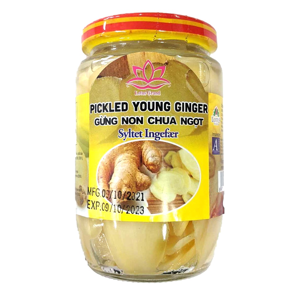 GỪNG NON CHUA NGỌT 390GR