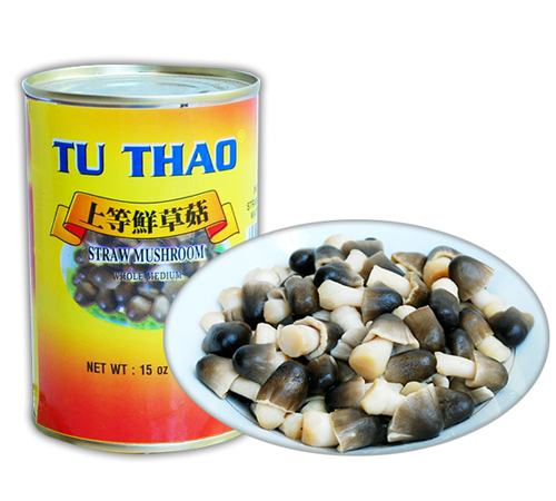 CANNED STRAW MUSHROOM 425GR