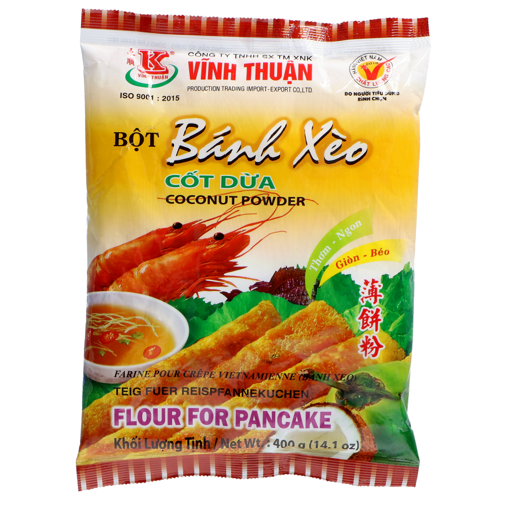 BỘT BÁNH XÈO (CÓ BỘT DỪA) 400GR