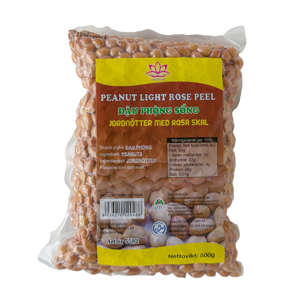 PEANUT LIGHT ROSE PEEL 500GR