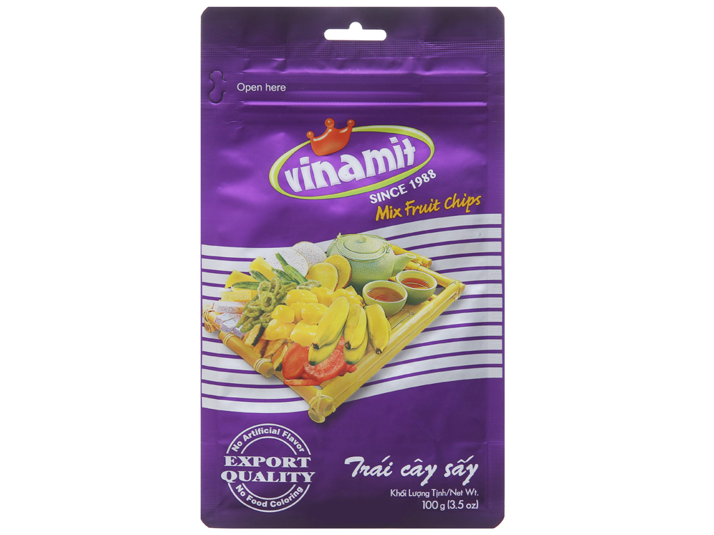 MIX FRUIT CHIPS 100GR