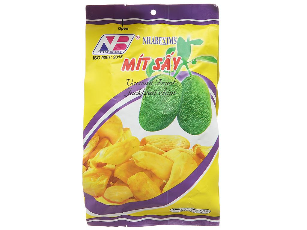 VACUUM FRIED JACKFRUIT CHIPS 100GR