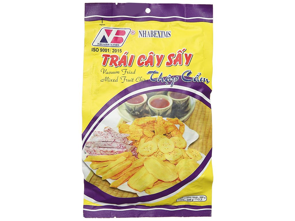 MIXED FRUITS CHIPS 200GR