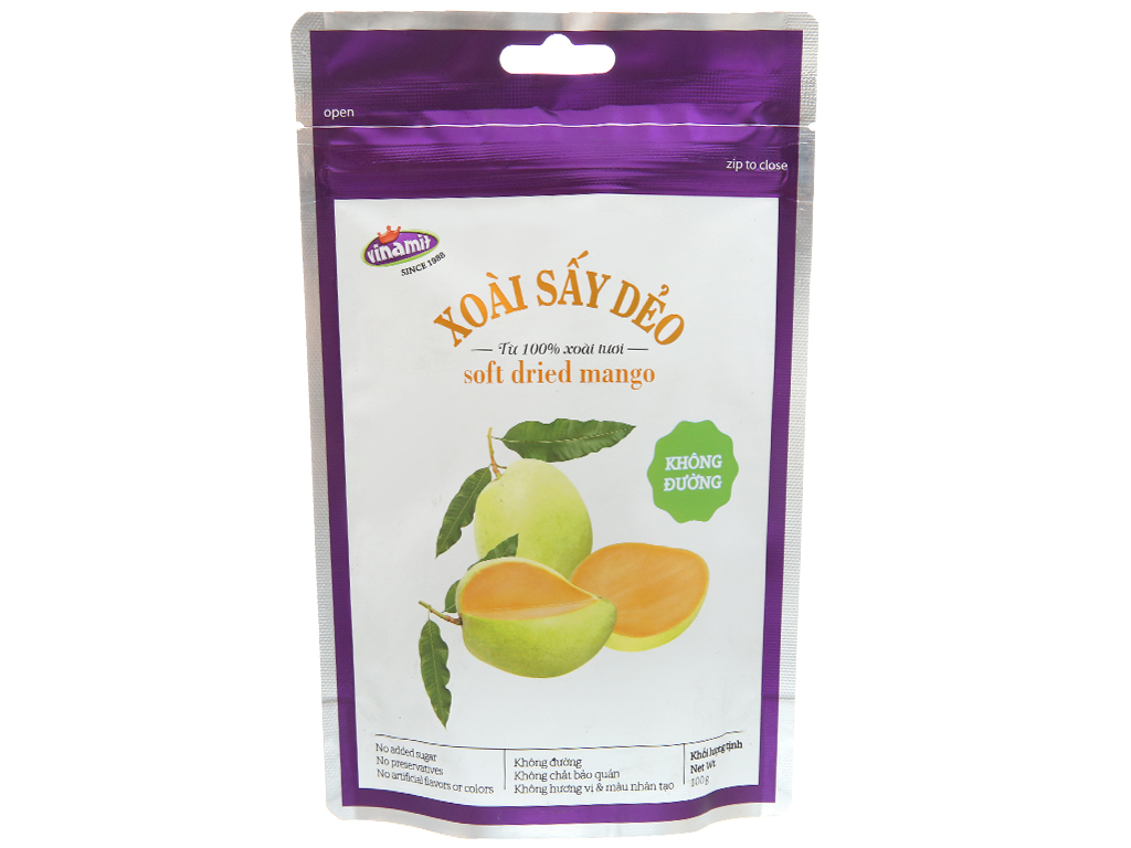 SOFT DRIED MANGO (SUGAR FREE) 100GR