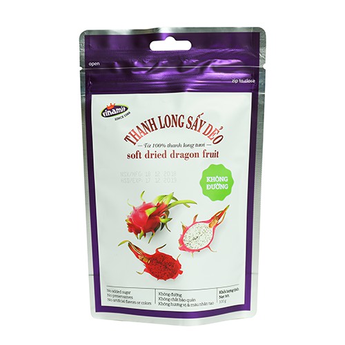 THANH LONG SẤY DẺO (KHÔNG ĐƯỜNG) 100GR