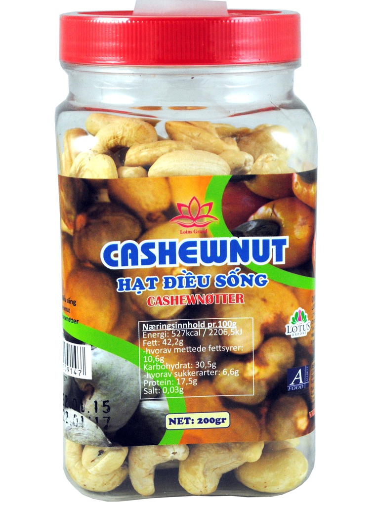 CASHEW NUT RAW 200GR