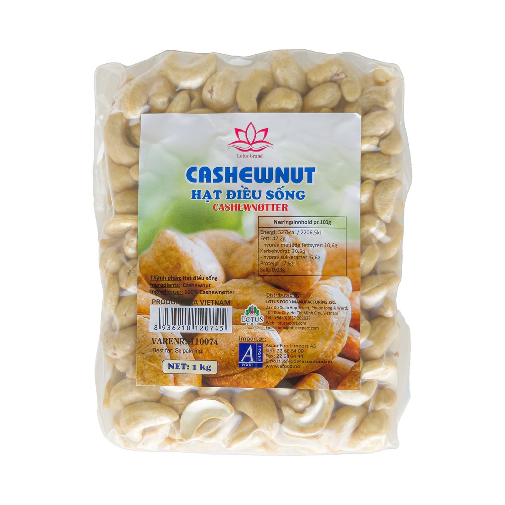 CASHEW NUT RAW 1KG