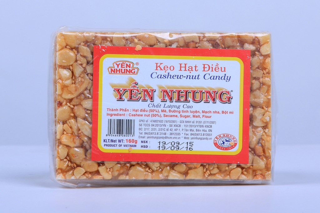 KẸO HẠT ĐIỀU 160GR