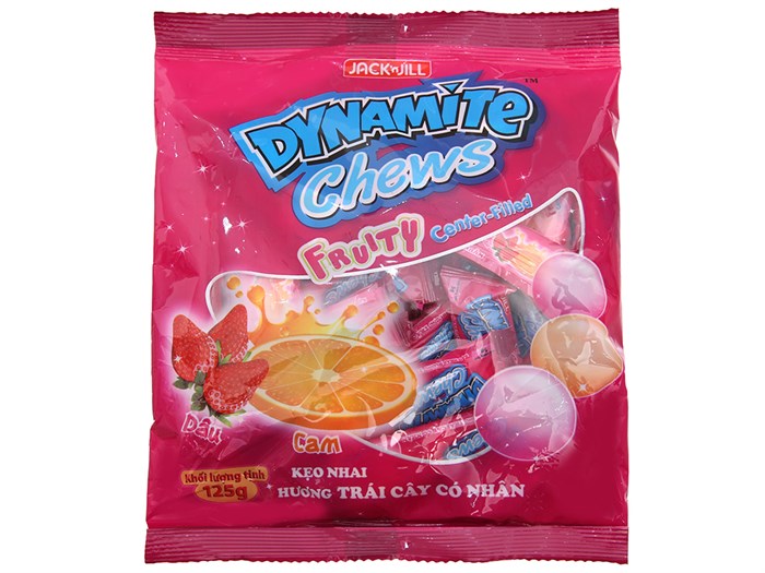 DYNAMITE CHEWS (FRUITY) 125GR