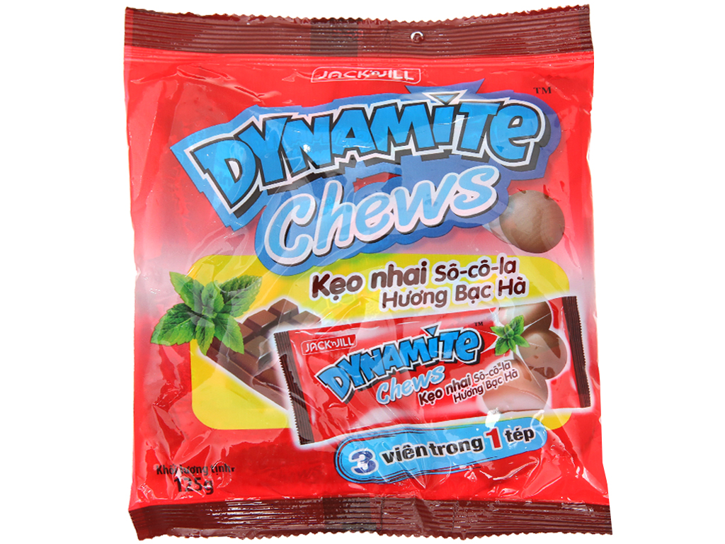 DYNAMITE CHEWS (CHOCO MINT) 125GR