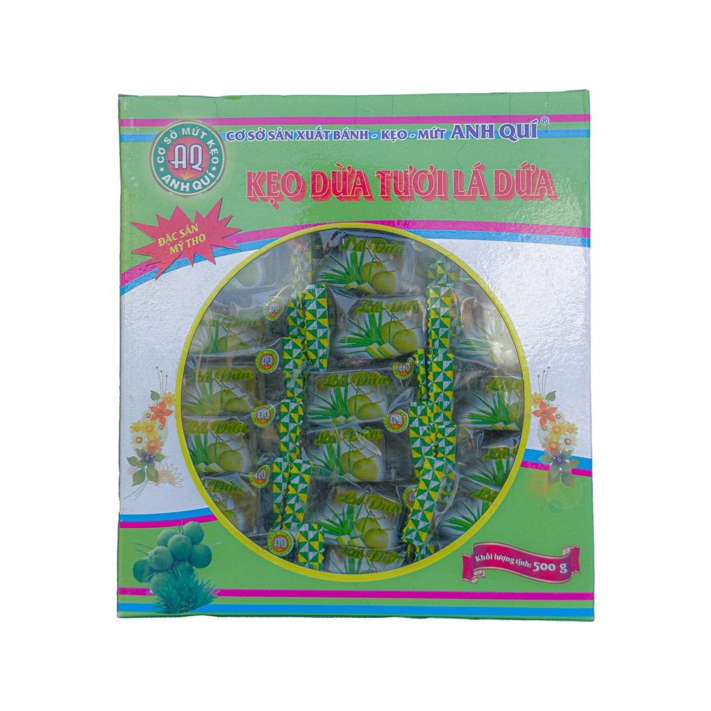 KẸO DỪA (VỊ LÁ DỨA) 500GR