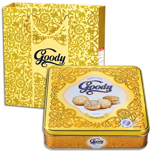 BÁNH HỘP THIẾC GOODY GOLD 450GR