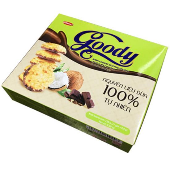 GOODY CHOCOLATE COVERED COCONUT COOKIES 238GR