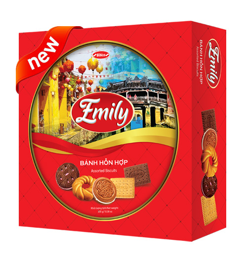 BÁNH HỘP NHỰA EMILY 330GR