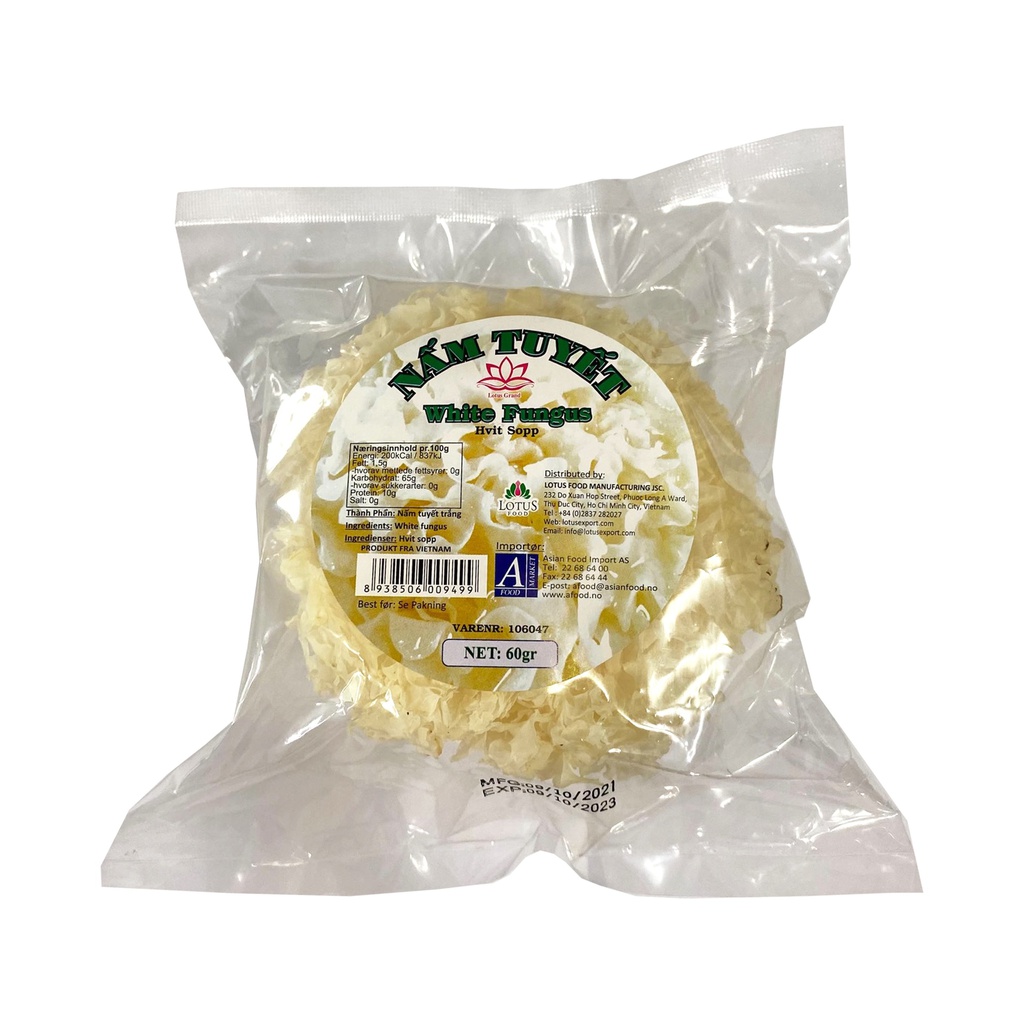 NẤM TUYẾT 60GR