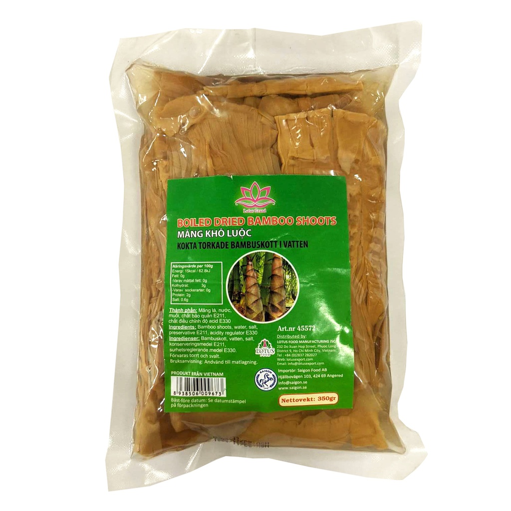 BOILED DRIED BAMBOO SHOOT 350GR