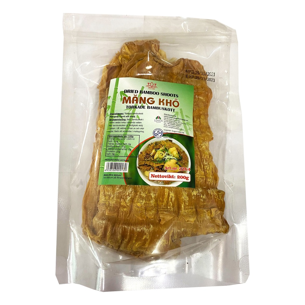 DRIED BAMBOO SHOOT 200GR