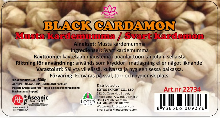 BLACK CARDAMOM 500GR