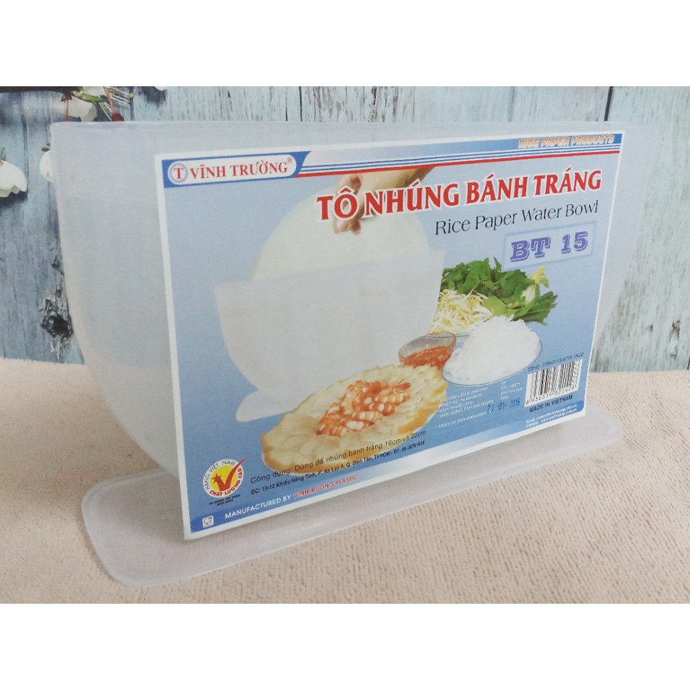 TÔ NHÚNG BÁNH TRÁNG BT15 10PCS