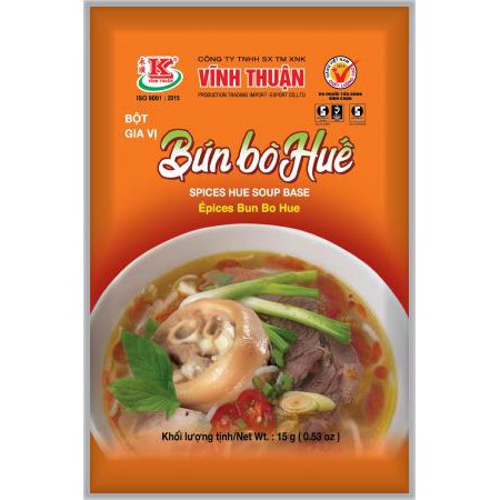 BỘT GIA VỊ BÚN BÒ HUẾ 15GR