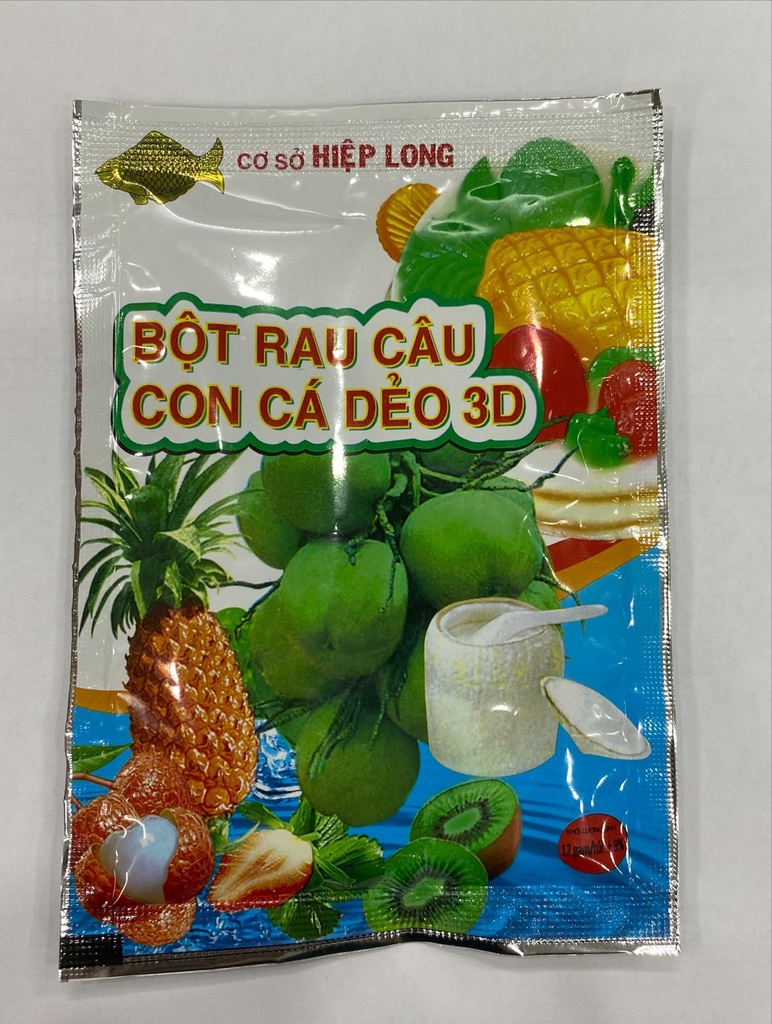 BỘT RAU CÂU CON CÁ DẺO 12GR