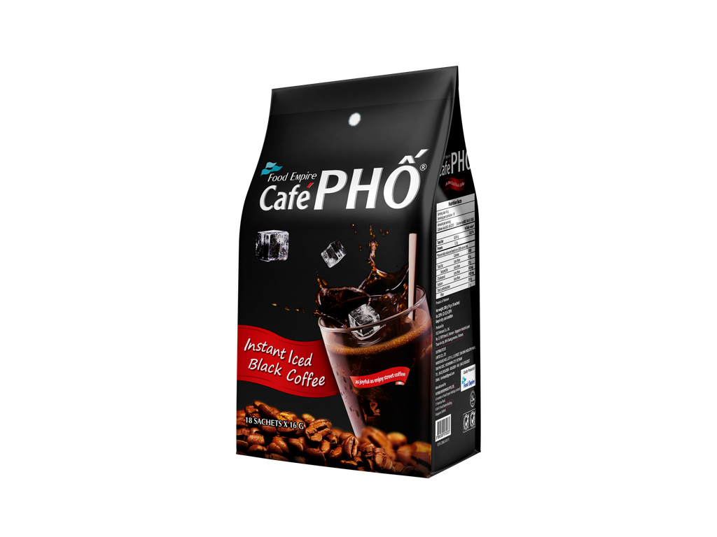 CÀ PHÊ PHỐ ĐEN ĐÁ BỊCH16GR