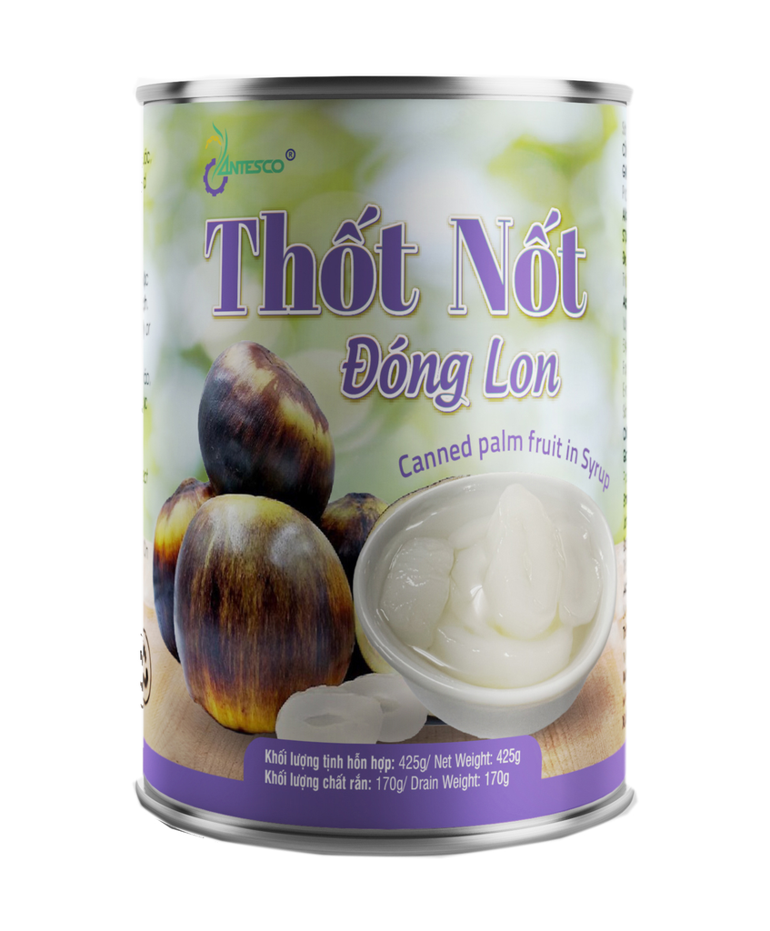 THỐT NỐT NƯỚC ĐƯỜNG ĐÓNG LON 425GR