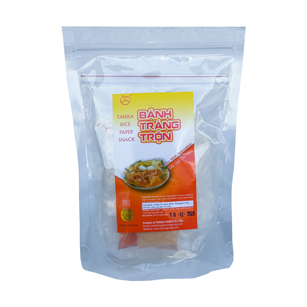 RICE PAPER SNACK 80GR