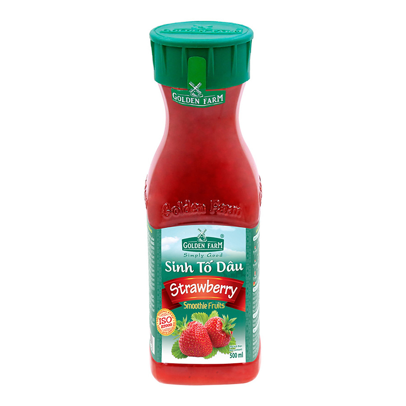 STRAWBERRY SMOOTHIE SYRUP FRUITS 500ML