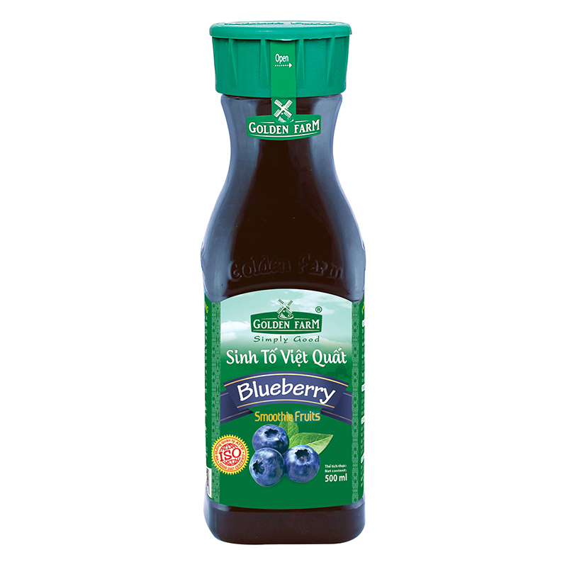 BLUEBERRY SMOOTHIE SYRUP FRUITS 500ML