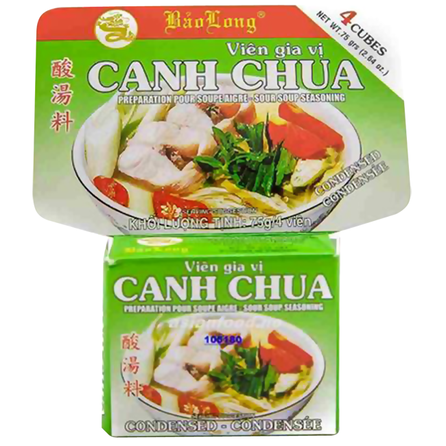 VIÊN GIA VỊ CANH CHUA 75GR