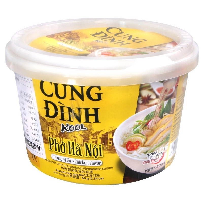 INSTANT RICE NOODLE HA NOI - CHICKEN FLAVOR 73GR