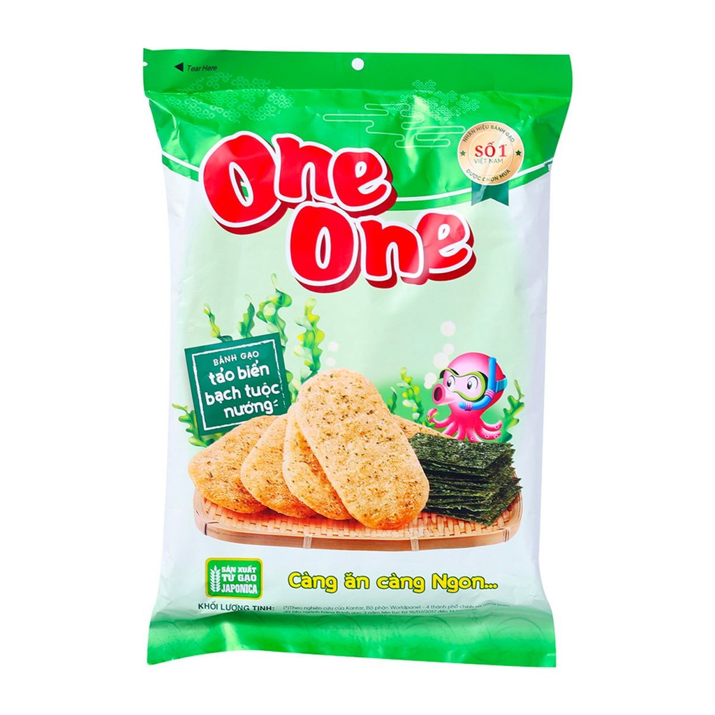 RICE CRACKER SEAWEED FLAVOUR 104GR