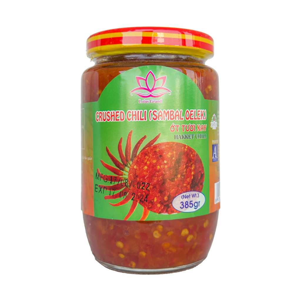 LOTUS GRAND CRUSHED CHILI (SAMBAL OELEK) 385GR