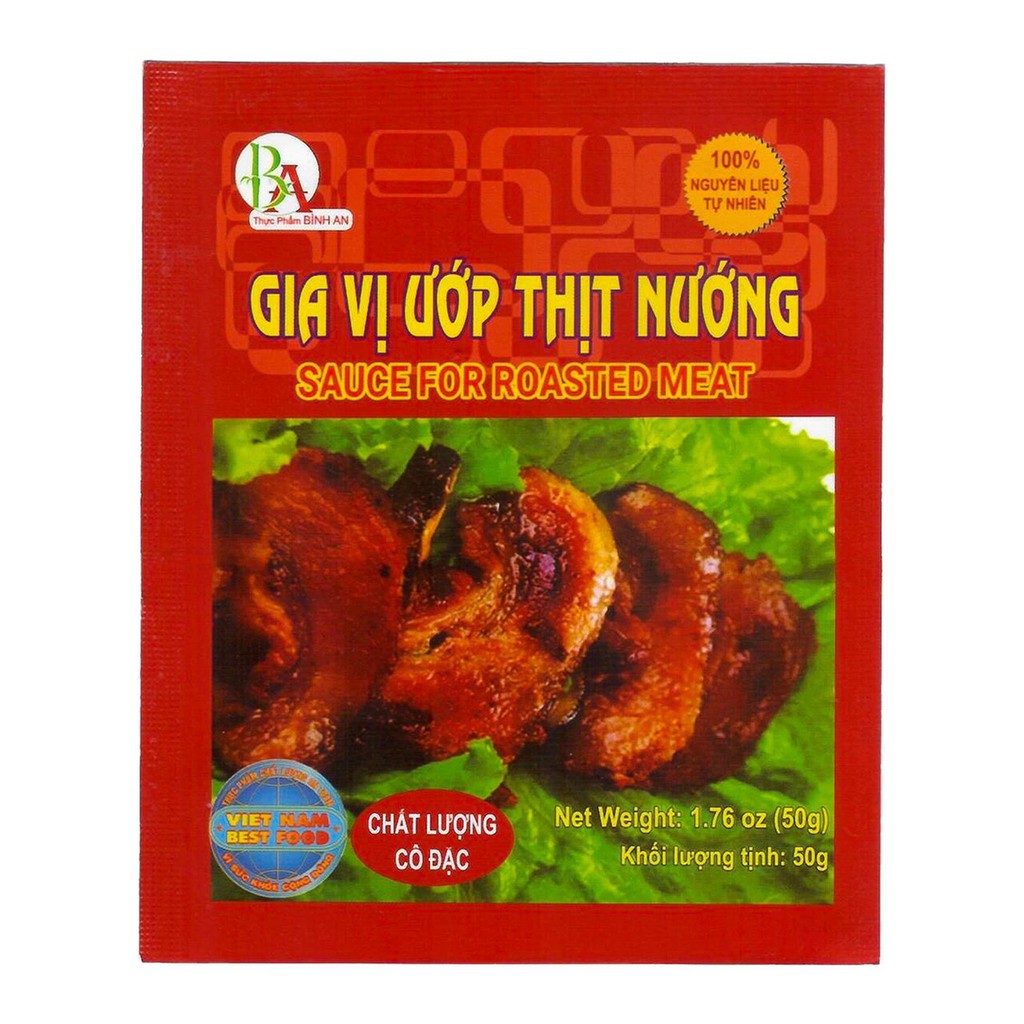 BÌNH AN GIA VỊ THỊT NƯỚNG 50GR