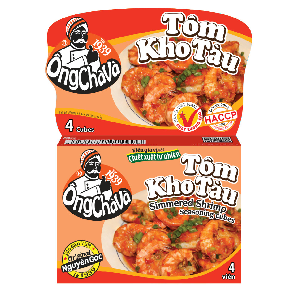 ONG CHA VA SIMMERED SHRIMP SEASONING CUBES 75GR