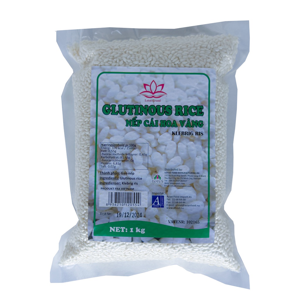 LOTUS GRAND GLUTINOUS RICE 1KG