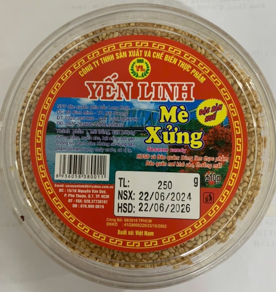 YEN LINH SESAME CANDY 250GR