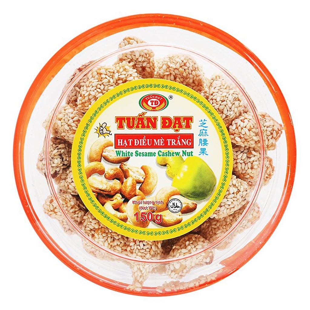 TUAN DAT WHITE SESAME CASHEW NUT 150GR