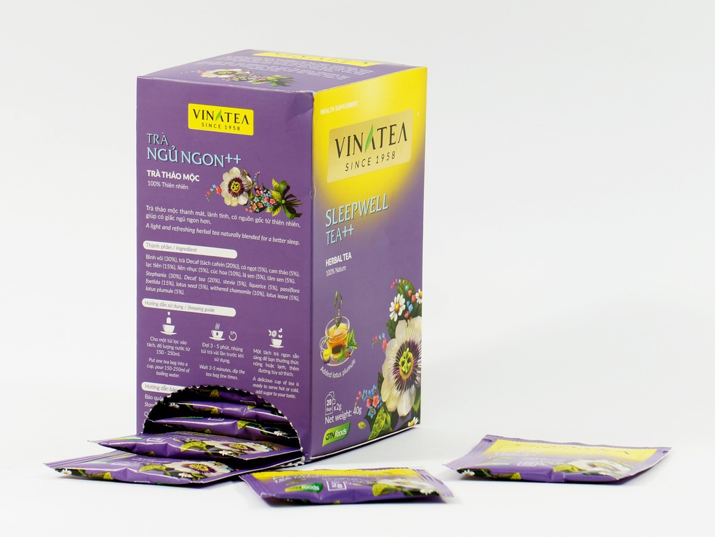 VINATEA TRÀ TÚI LỌC NGỦ NGON 40GR